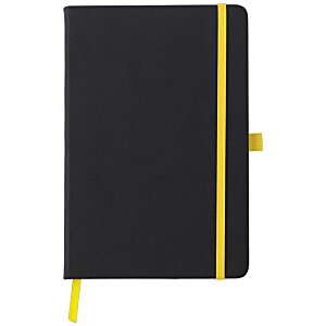 Additional Image 5 - a black notebook with yellow band