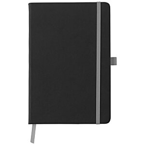 Additional Image 6 - a black notebook with a metal band