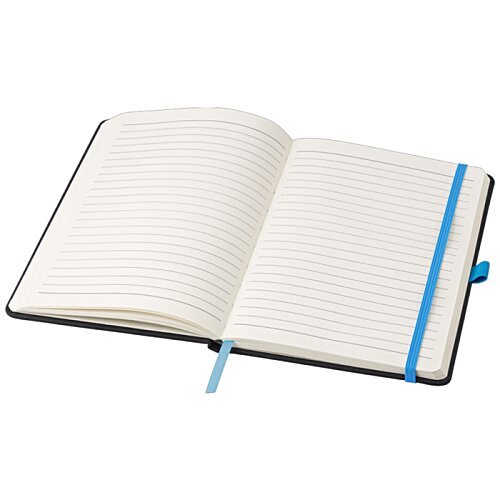 Additional Image 1 - a white notebook with blue band