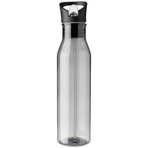 Additional Image 2 - a clear bottle with a black top