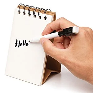 Write on the pocket whiteboard
