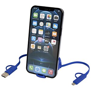 Additional Image 5 - a cellphone with a blue cable