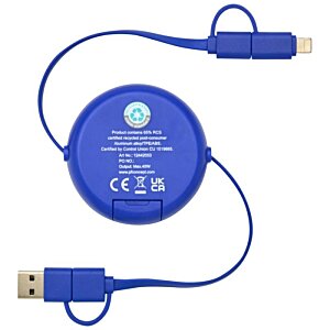 Additional Image 4 - a blue usb cable with a white text