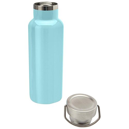 Additional Image 5 - a blue water bottle with a silver lid