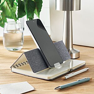 Additional Image 3 - a desk with a tablet and a lamp