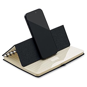 Additional Image 5 - a black and white object with a spiral bound spiral