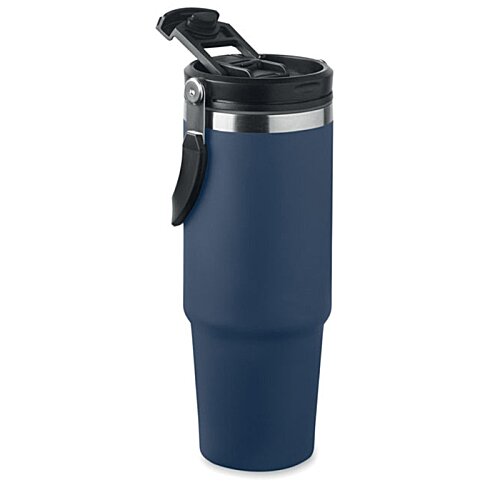 Additional Image 3 - a blue and black tumbler