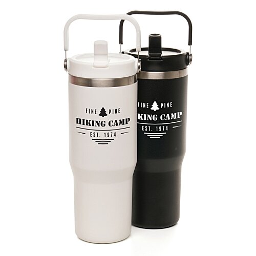Additional Image 7 - a black and white water bottles