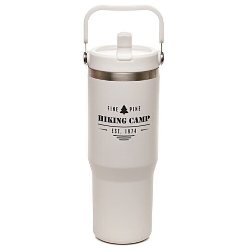 Additional Image 4 - a white water bottle with a handle