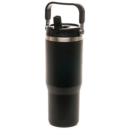Additional Image 6 - a black water bottle with a handle