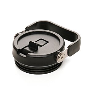 Additional Image 2 - a black plastic cap with a strap
