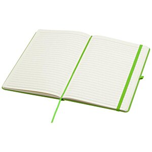 Additional Image 2 - a white notebook with green lines