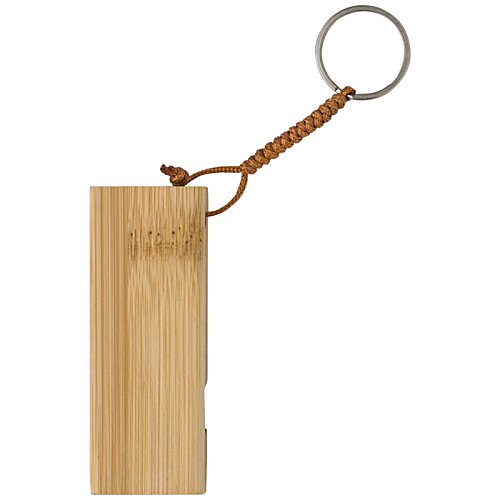 Additional Image 2 - a wooden block with a metal ring attached to it