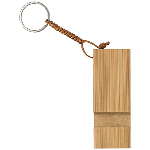 Additional Image 3 - a wooden block with a ring attached to it