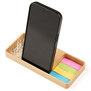 Additional Image 1 - a cell phone in a wooden tray