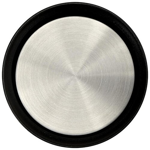 Additional Image 4 - a circular silver and black object