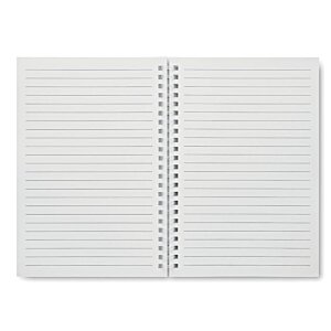 Additional Image 4 - a white notebook with a spiral bound