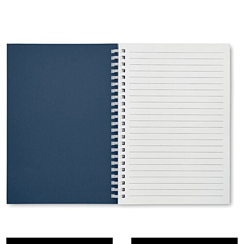 Additional Image 3 - a blue and white notebook