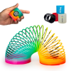Additional Image 5 - a rainbow colored slinky toy