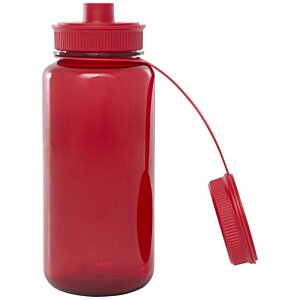 Additional Image 3 - a red water bottle with a red lid
