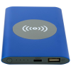 Additional Image 4 - a blue power bank with a grey circle