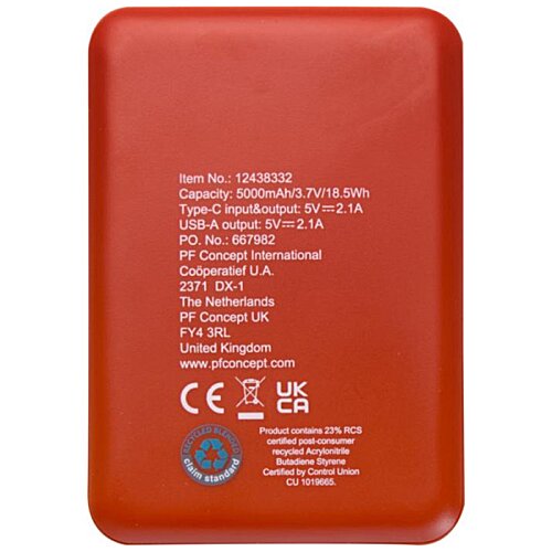 Additional Image 1 - a red rectangular object with white text