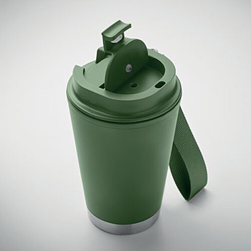 Additional Image 2 - a green plastic cup with a handle
