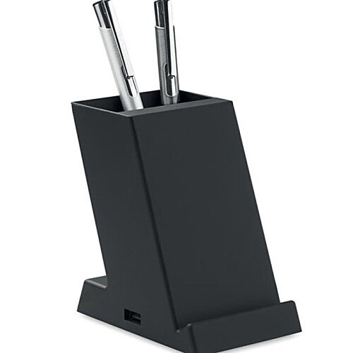 Additional Image 4 - a black object with two metal handles