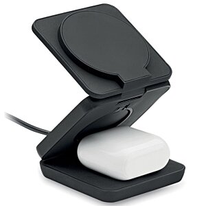 Additional Image 3 - a black and white soap in a black stand