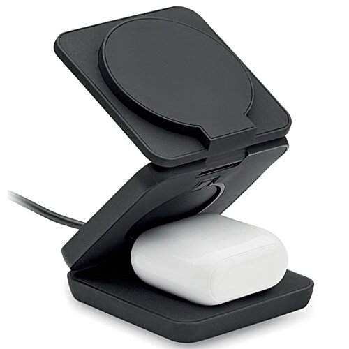Additional Image 3 - a black and white soap in a black stand