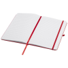 Additional Image 2 - a white notebook with red stripes