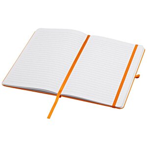 Additional Image 3 - a white notebook with orange strips