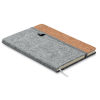 Additional Image 4 - a grey and brown notebook