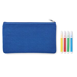 Additional Image 3 - a blue bag with colored pens