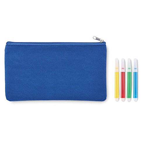 Additional Image 3 - a blue bag with colored pens