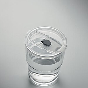 Additional Image 4 - a glass of water with a black object in it