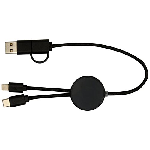 Additional Image 3 - a black cable with a round black object
