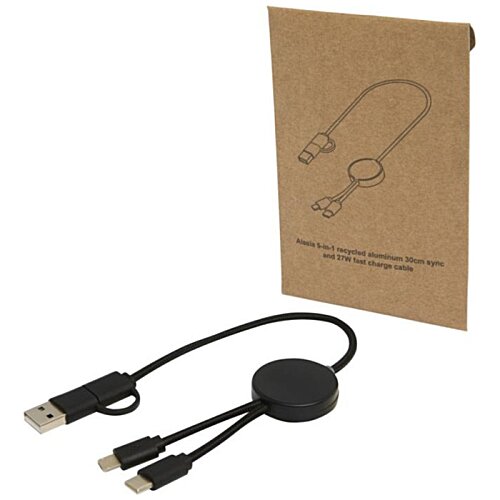 Additional Image 4 - a black cable with a brown box