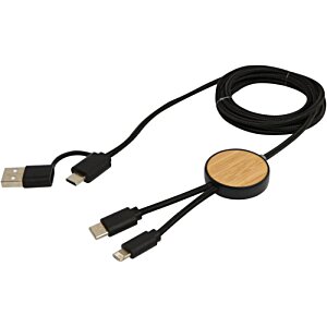 Additional Image 3 - a black cable with a round object on it
