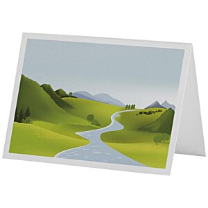 Additional Image 4 - a card with a river running through a green field