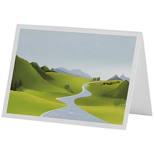 Additional Image 4 - a card with a river running through a green field