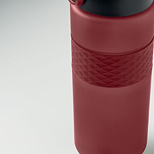 Additional Image 9 - a red water bottle with a black lid