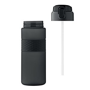 Additional Image 2 - a black bottle with a black cap