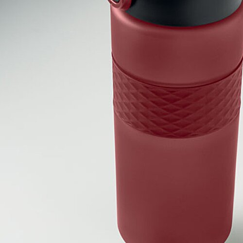 Additional Image 9 - a red water bottle with a black lid