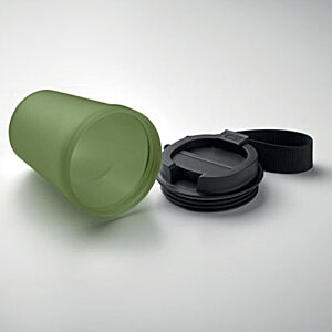 Additional Image 4 - a green cup with a black cap