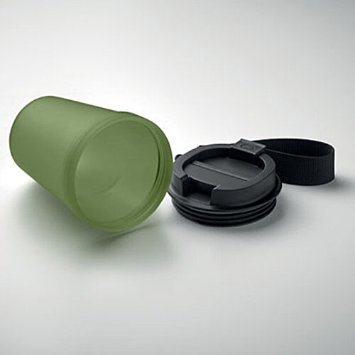 Additional Image 4 - a green cup with a black cap