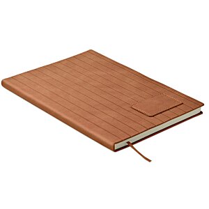 Additional Image 4 - a brown notebook with a pen