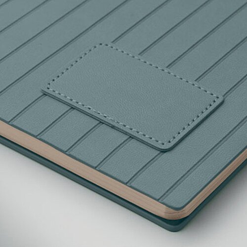 Additional Image 6 - a close up of a blue notebook