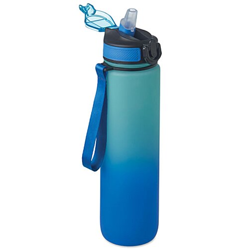 Additional Image 2 - a blue and black water bottle