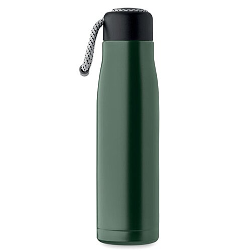 Additional Image 3 - a green water bottle with a black cap